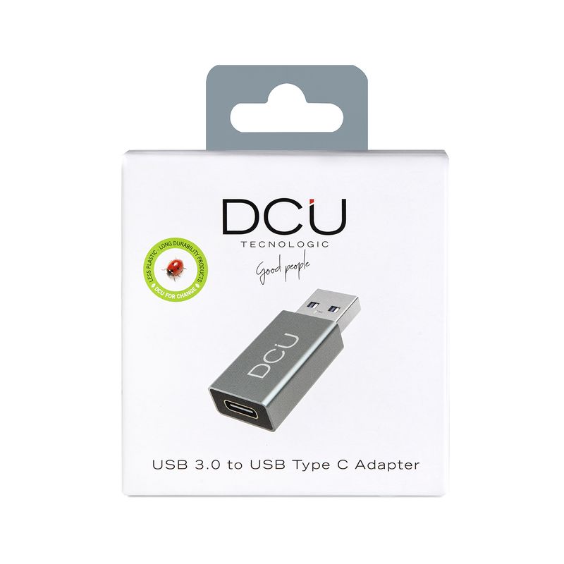 Adattatore-DCU-Tecnologic-da-USB-3.0-a-USB-Tipo-C-in-alluminio---Colore-metallo