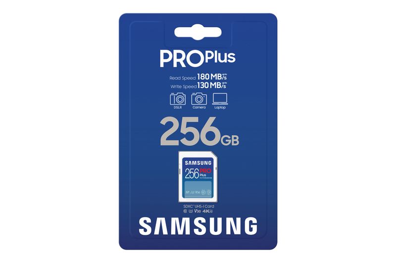 Samsung-PRO-Plus-SD-Card---Scheda-di-memoria-256GB-2023--Samsung-PRO-Plus-MB-SD256S---Scheda-di-memoria-flash---256-GB--