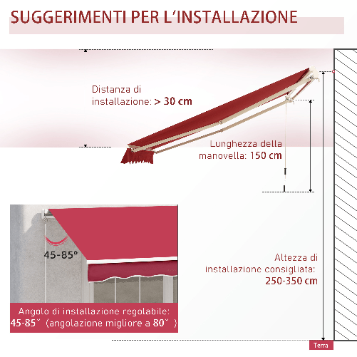 Outsunny-Tenda-da-Sole-per-Esterno-Avvolgibile-a-Manovella-in-Metallo-e-Alluminio-4x2.5m-Rosso-Scuro