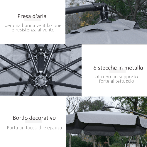 Outsunny-Ombrellone-da-Giardino-2.7x2.7-m-a-Braccio-in-Metallo-con-Tettuccio-in-Poliestere-Regolabile-e-Apertura-a-Manovella-Grigio