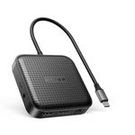 HYPER-HD583-GL-replicatore-di-porte-e-docking-station-per-notebook-USB-3.2-Gen-1-3.1-Gen-1-Type-C-Nero--HD-USB4-MOBILE-D