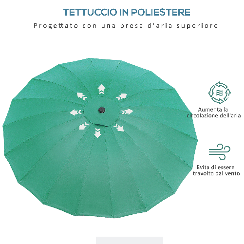 Outsunny-Ombrellone-da-Giardino-e-Terrazza-Ø2.5x2.5-m-con-Manovella-18-Stecche-e-Testa-Inclinabile-Verde