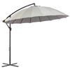 Outsunny-Ombrellone-Decentrato-da-Giardino-3x2.6-m-a-18-Stecche-con-Base-a-Croce-Grigio