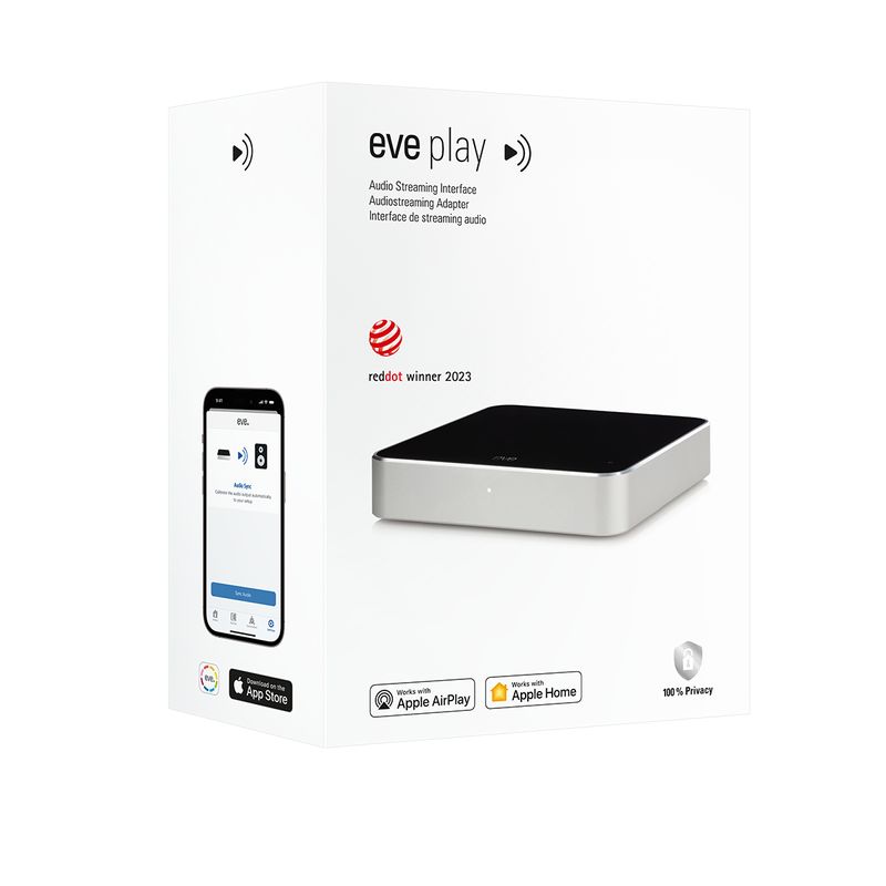 Eve-Play-Collegamento-ethernet-LAN-Wi-Fi-Nero-Argento--Eve-Play-