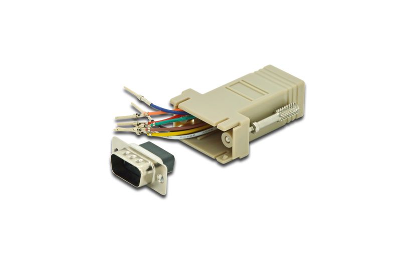 Connettore-Modulare-9-Poli-Maschio-8-Poli-Rj45