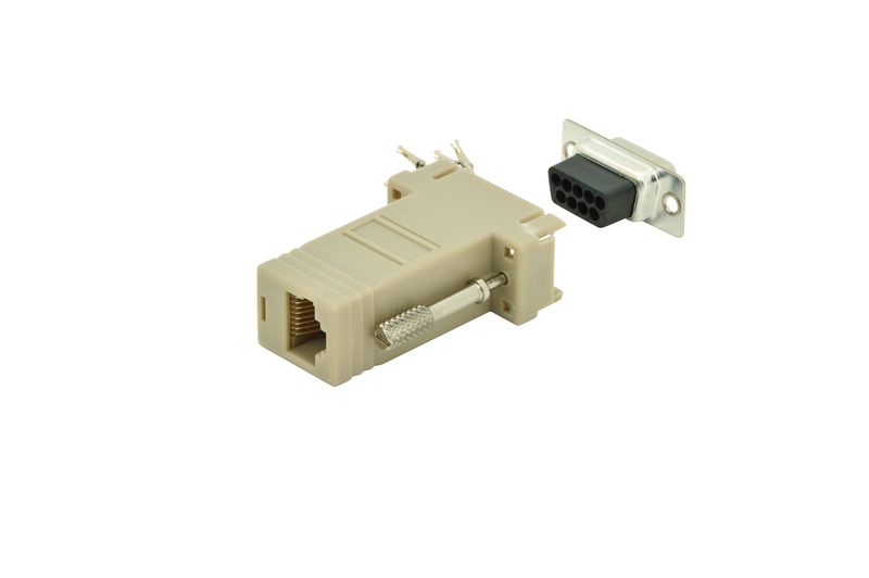 Connettore-Modulare-9-Poli-Maschio-8-Poli-Rj45