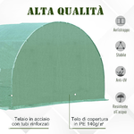 Outsunny-Serra-per-Piante-a-Tunnel-da-Esterno-in-Acciaio-e-PE-con-8-Finestre-5.9-x-3-x-2m-Verde