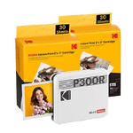 Kodak STAMPANTE FOTOGRAFICA ISTANTANEA PORTATILE KODAK MINI 3 RETRO P300RY60 BUNDLE 3X3 GIALLO