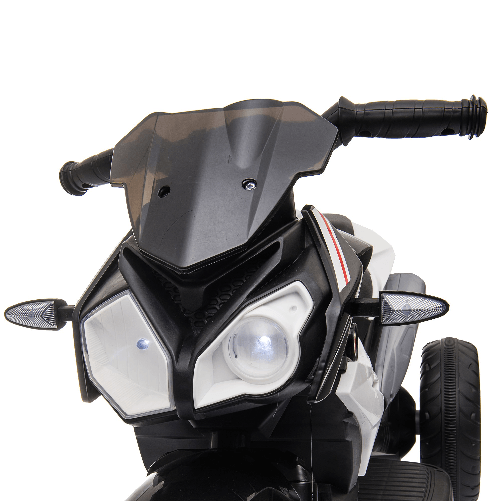 HOMCOM-Moto-Elettrica-per-Bambini-3-5-Anni-Max.-25kg-con-Luci-Musica-Batteria-6V-e-Velocita-3km-h-86cmx42cmx52cm-Nera