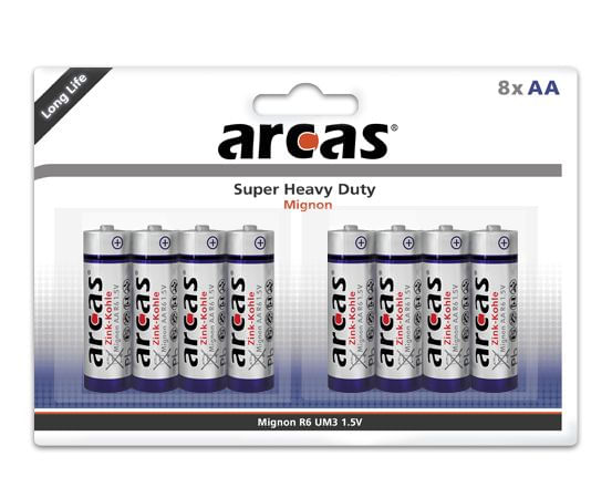 Batteria-Arcas-R06-Mignon-AA--8-pz.-