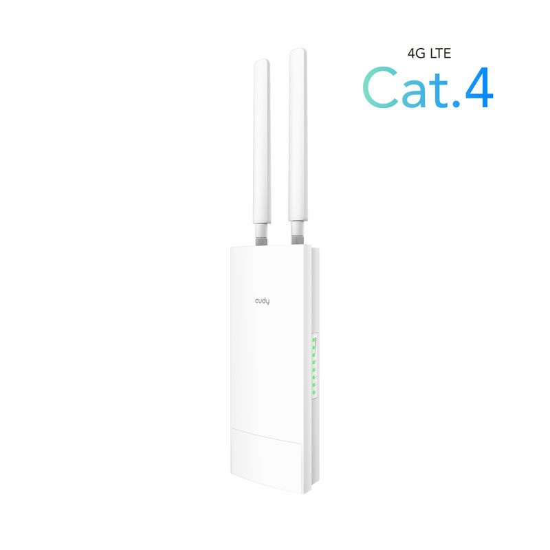 Cudy-LT500-Router-WiFi-da-esterno-4G-Cat-4-AC1200-Dual-Band---1x-Porta-Lan-10-100Mbps---2-Antenne-Esterne