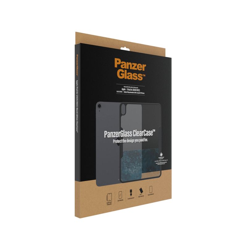 PanzerGlass-292-custodia-per-cellulare-279-cm-11-Cover-Nero--CLEARCASE-BLACK-AB---APPLE-IPAD-AIR-10.9IN-2020-