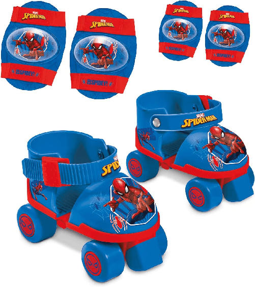 ROLLER-SKATE-SPIDERMAN-MARVEL-REGOLABILI-DAL-22-AL-29