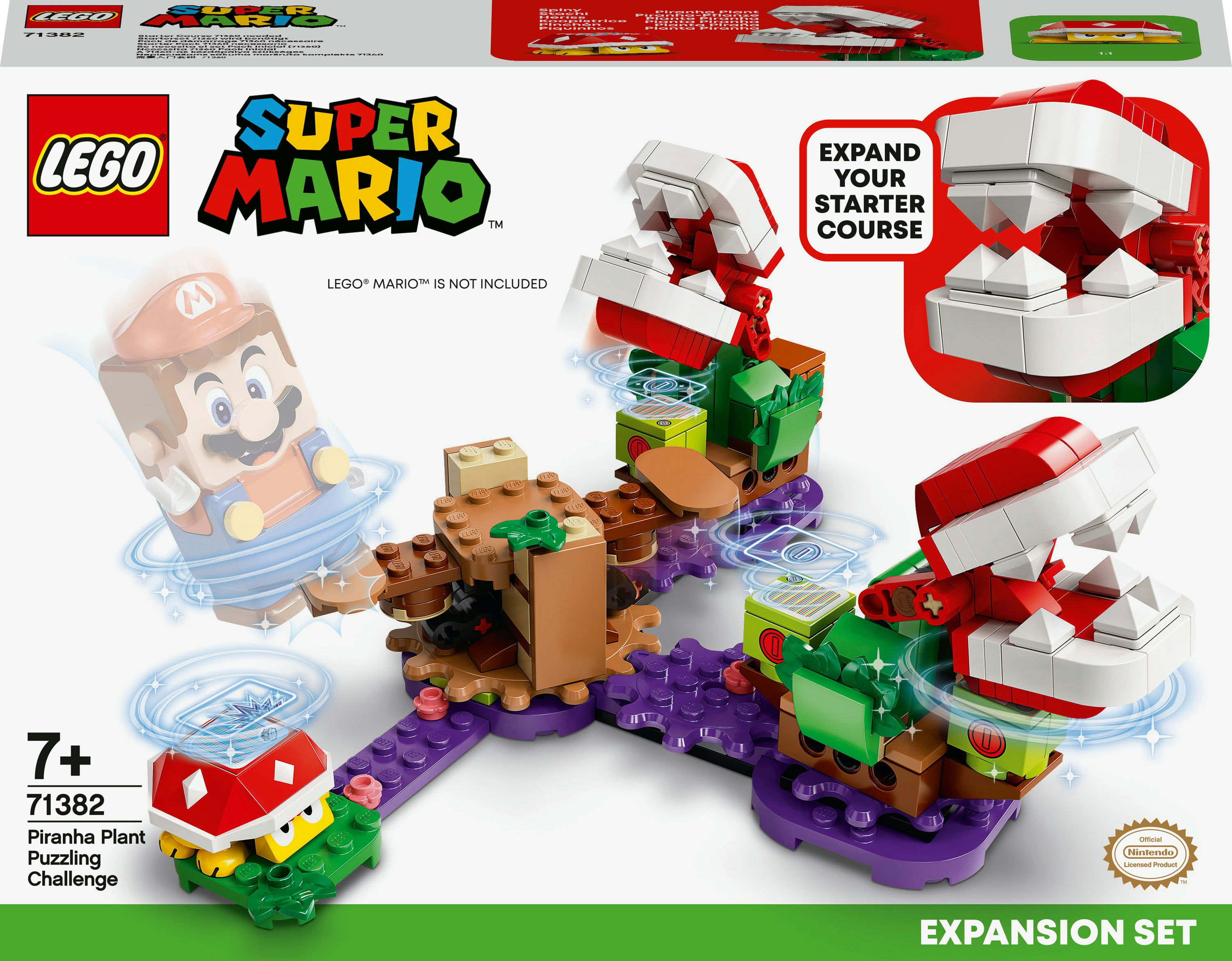 LEGO Super Mario La sfida rompicapo della Pianta Piranha - Pack di espansione