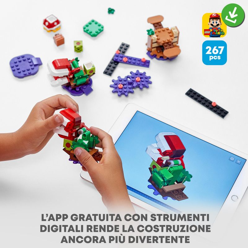 Pianta-Piranha---Pack-di-espansione-LEGO-Super-Mario-71382