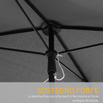 Outsunny-Ombrellone-da-Giardino-Rettangolare-2x1.3-m-con-Inclinazione-Regolabile-e-Palo-in-Alluminio-Grigio-e-Nero