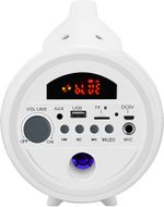 BIGBEN-PARTY-ALTOPARLANTE-LUMINOSO-BT-50W-SD-AUX-USB-BIANCO-PARTYBTLITEWH