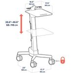 Neo-Flex---Cart---for-notebook---mouse---barcode-scanner