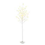 Albero di Natale artificiale bianco 1200 microLED classico