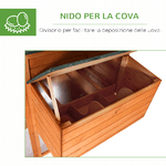 PawHut-Pollaio-per-Galline-Ovaiole-da-Esterno-con-Tetto-Apribile-e-Recinto-in-Legno-168x110.5x101.5-cm