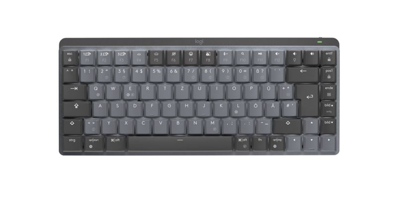 Logitech-MX-Mini-Mechanical-tastiera-Ufficio-RF-senza-fili--Bluetooth-QWERTZ-Tedesco-Grafite-Grigio