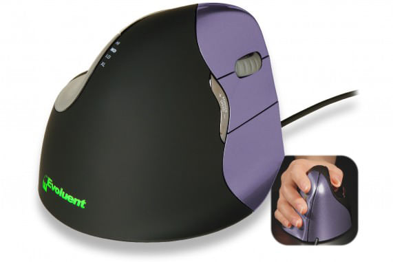 BakkerElkhuizen-Evoluent4-mouse-Mano-destra-Laser-2600-DPI