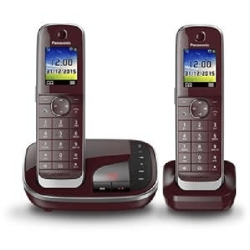 DECT-telephone-Caller-ID-Red