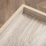 HOMCOM-Tavolino-da-Salotto-Basso-a-2-Livelli-con-Bordo-Rialzato-in-MDF-e-Metallo-100x50x46.5-cm-Color-Legno