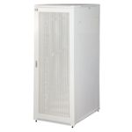 Armadio-Rack-19-42U--A-2055--L-800--P-1000-Porta-Traforata-Colore-Grigio-Con-Guidacavi--Laterale