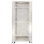 Armadio-Rack-19-42U--A-2055--L-800--P-1000-Porta-Traforata-Colore-Grigio-Con-Guidacavi--Laterale