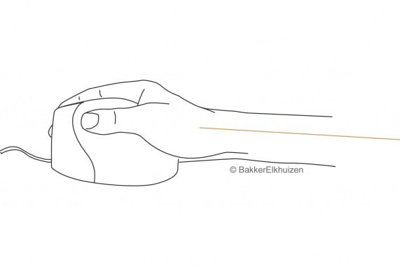 BakkerElkhuizen-Evoluent4-mouse-Mano-destra-USB-tipo-A-Laser-2600-DPI