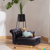PawHut-Divanetti-per-cani-Chaise-Longue-Ottomana-per-Animali-Nero-82.5x45x41.5cm