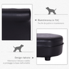PawHut-Divanetti-per-cani-Chaise-Longue-Ottomana-per-Animali-Nero-82.5x45x41.5cm