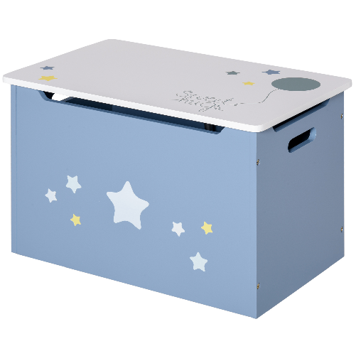 HOMCOM-Cassapanca-Baule-Portagiochi-in-Legno-Blu-e-Bianco-Panca-per-Cameretta-Bambini-55-x-34-x-35.5-cm