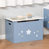 HOMCOM-Cassapanca-Baule-Portagiochi-in-Legno-Blu-e-Bianco-Panca-per-Cameretta-Bambini-55-x-34-x-35.5-cm