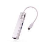 CoolBox miniDock USB-C Lite Cablato USB 3.2 Gen 1 (3.1 Gen 1) Type-C Bianco