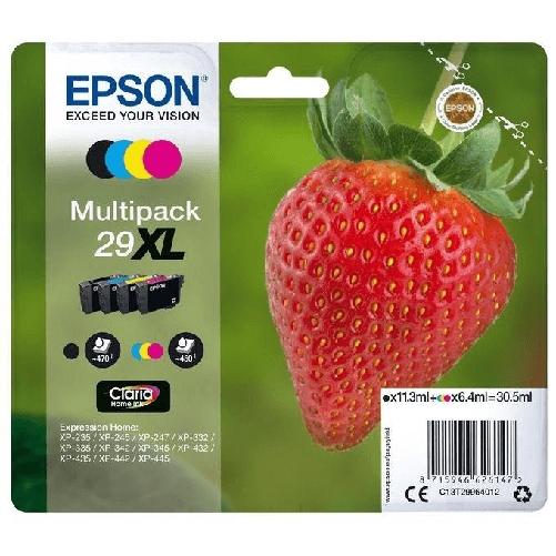 Epson-Strawberry-Multipack-Fragole-4-colori-Inchiostri-Claria-Home-29XL