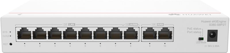 Huawei-S380-S8P2T-|-Router-|-2x-GE-WAN-8x-GE-LAN-PoE--124W