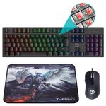 Hiditec Pack GK400 tastiera Mouse incluso Gaming USB Nero