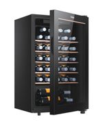 Haier-Wine-cellar-HWS33GGFR-Cantinetta-vino-con-compressore-Libera-installazione-Nero-33-bottiglia-bottiglie