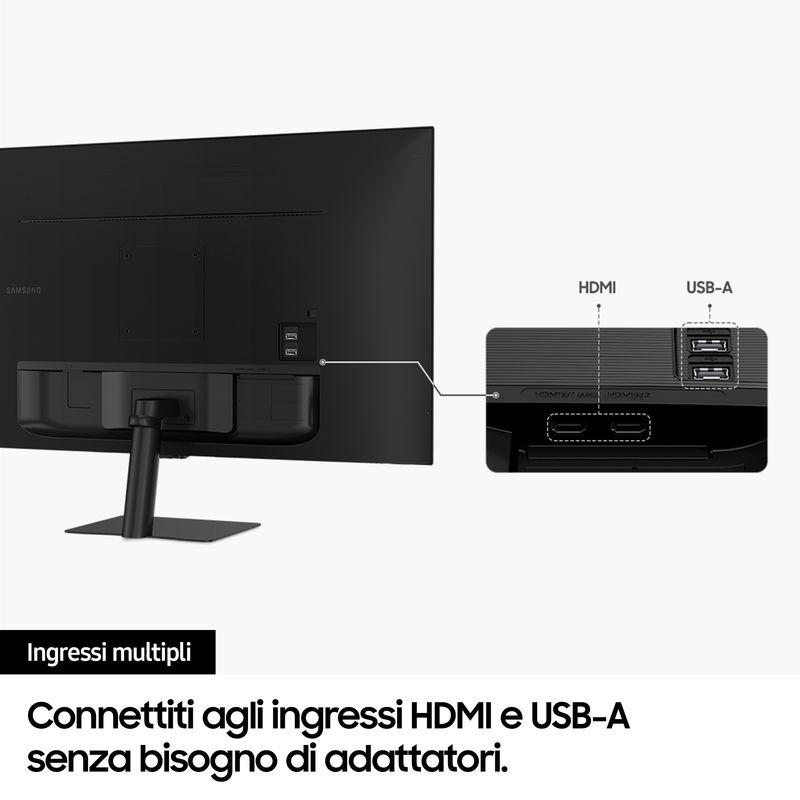 Samsung-Smart-Monitor-M5---M50D-da-27---Full-HD-Flat