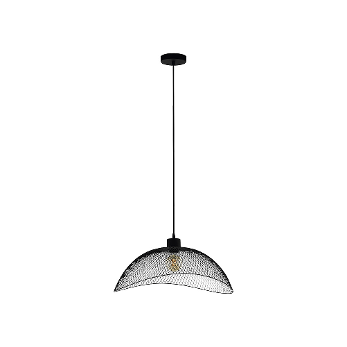 Lampadario-Industrial-Pompeya-1-Luce-Acciaio-Nero