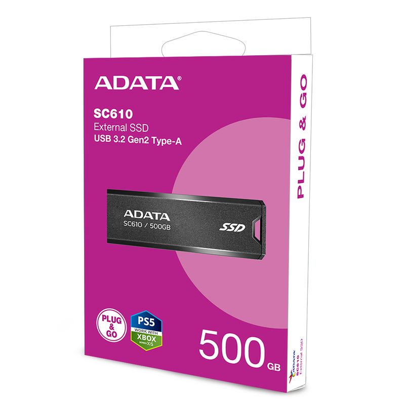 SSD-esterno-ADATA-SC610-500-GB-USB-3.2-Gen2-Nero