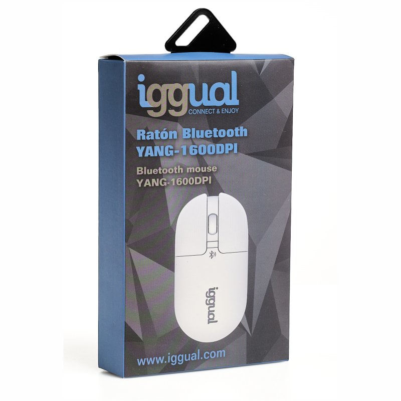 Mouse-Bluetooth-iggual-YANG-1600DPI-bianco