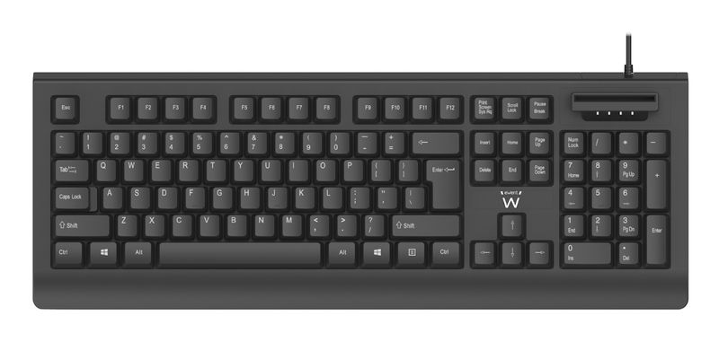 Ewent-EW3286-tastiera-Universale-USB-QWERTY-Spagnolo-Nero