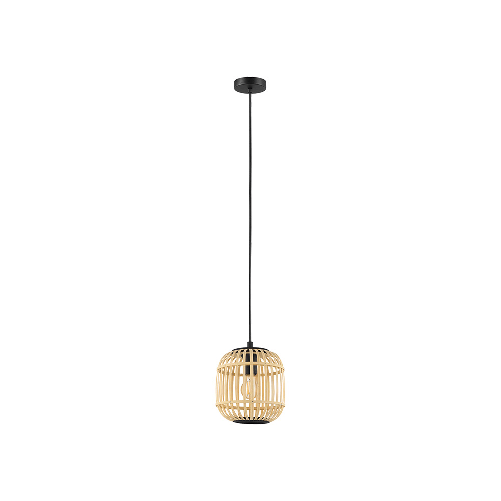 Lampadario-Contemporaneo-Bordesley-Piccolo-1-Luce-Acciaio-Nero