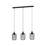 Lampadario-Industrial-Wrington-3-Luci-Acciaio-Nero