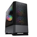 Cougar Caja Minitorre MG140 Air RGB Black Cristal