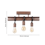 Plafoniera-Industrial-Townshend-4-3-Luci-Acciaio-Marrone-Invecchiato