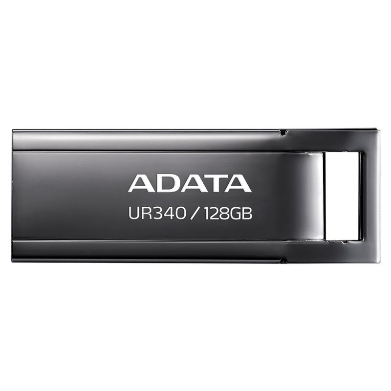 Penna-USB-ADATA-UR340-128GB-USB-3.2-Metallo-Nero